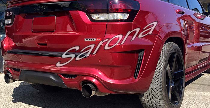 Custom Jeep Grand Cherokee  SUV/SAV/Crossover Rear Bumper (2011 - 2021) - $890.00 (Part #JP-007-RB)